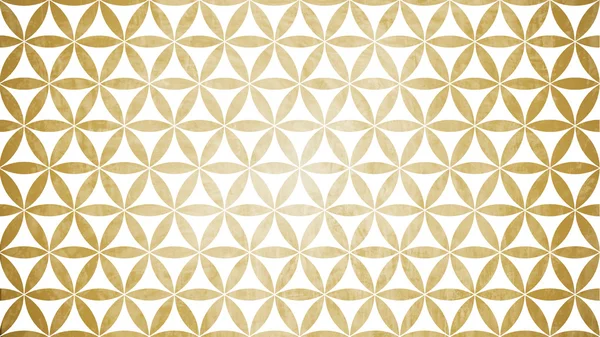 Sacred geometry in flower pattern shape