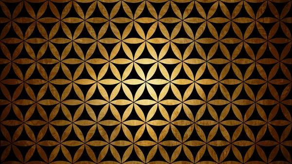 Ιερή γεωμετρία σε σχήμα λουλούδι μοτίβο — Φωτογραφία Αρχείου