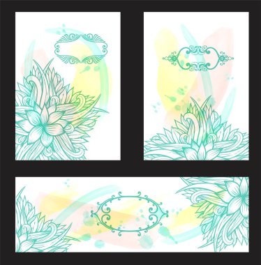 Suluboya soyut arkaplan