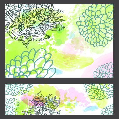 Suluboya soyut arkaplan