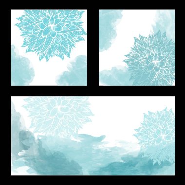 Suluboya soyut arkaplan