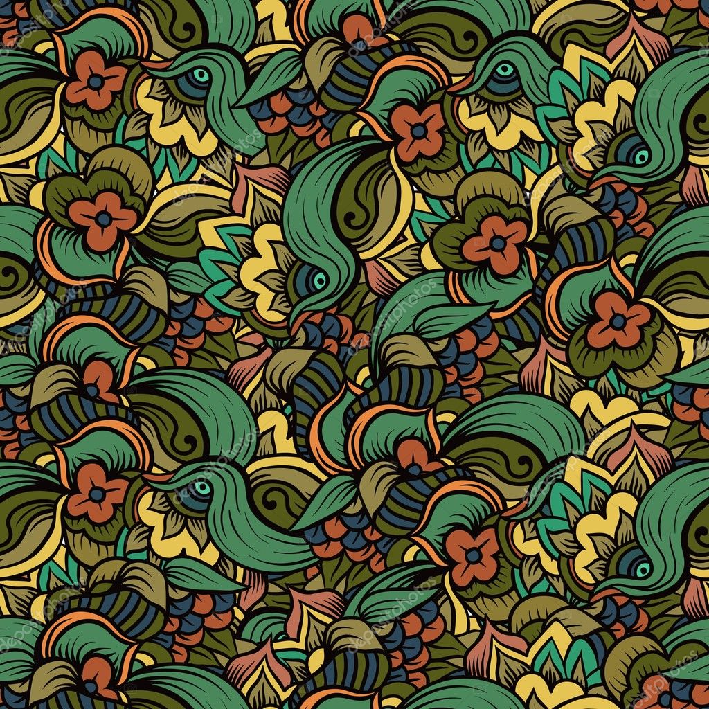 Boujee Fall Hippie Vans Seamless Pattern – MBH Seamless Designs
