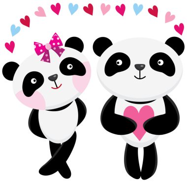 Sevimli sevimli Panda 