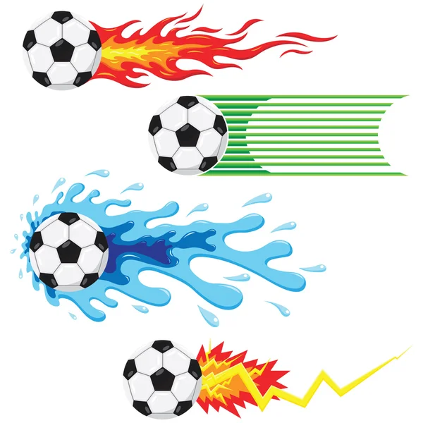 Elementos de bola de futebol —  Vetores de Stock