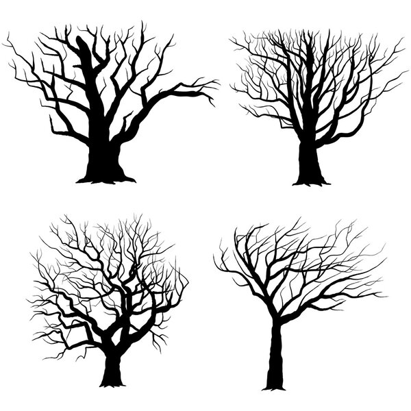 Tree Silhouettes Set