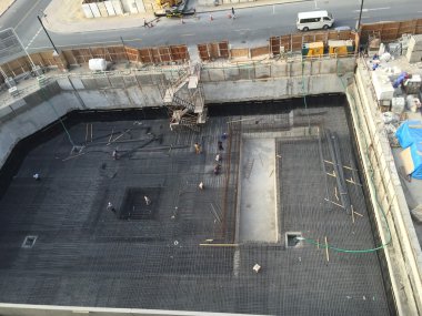 Yapım aşamasında, görünümü