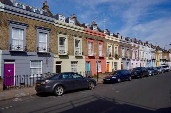 Barrio de colores en Londres — Foto de Stock