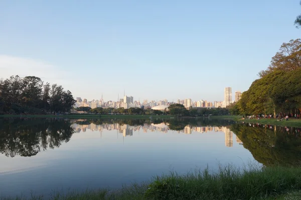 Výhled do parku Ibirapuera — Stock fotografie