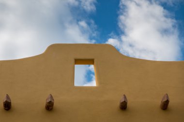 Pueblo tarzı mimarisi.