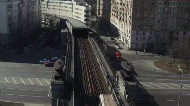 Anteni Transit Nehri Köprüsü Moskova metro