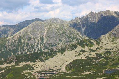 Polonya Tatra Dağları - Kasprowy görünümünden.