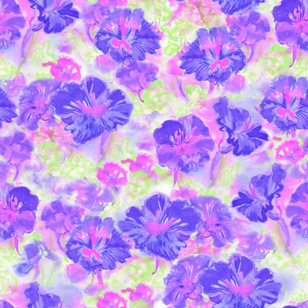Acuarela abstracta flores de verano . —  Fotos de Stock