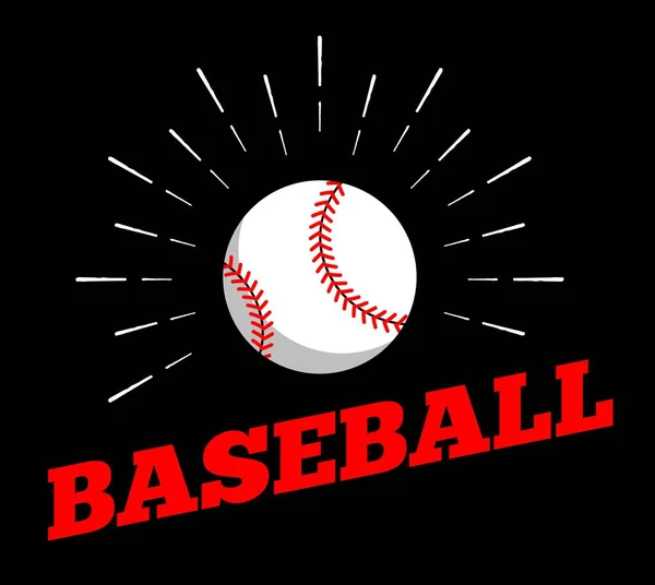 Vector beyzbol topu logosu simgesi güneş burcu el yazması vintage çizimi sanat tasarımı