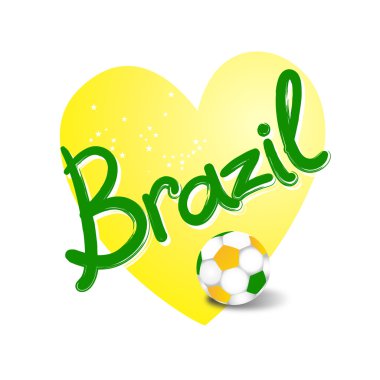 Ben Brezilya illüstrasyon seviyorum