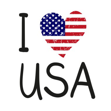 Amerikan bayrak kalbi 