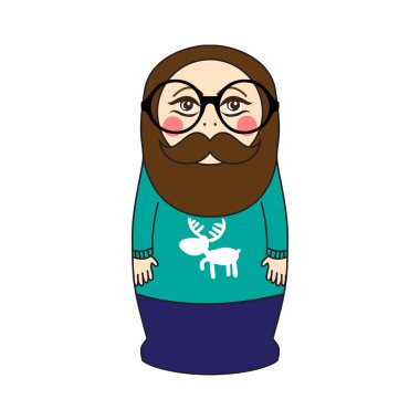 Hipster Matreshka bebek 