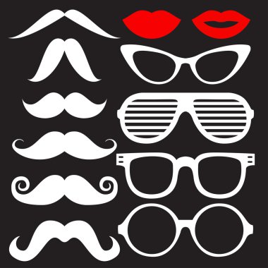  hipster bıyık gözlüklü