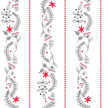 Kusursuz çiçek deseni. 