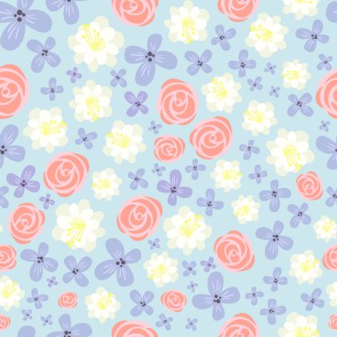 şık vintage çiçek arka plan.