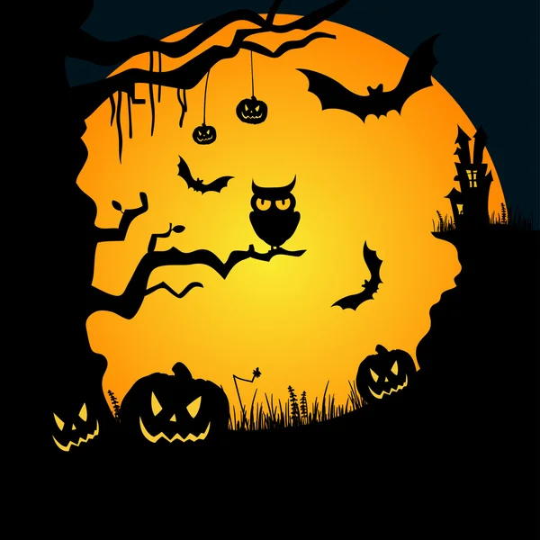 Fröhliche Halloween-Party-Texte — Stockvektor