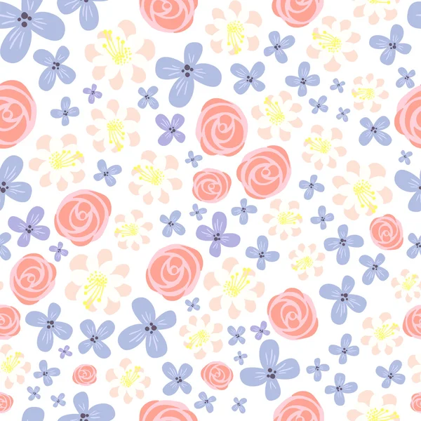 Fondo floral vintage con estilo . — Vector de stock