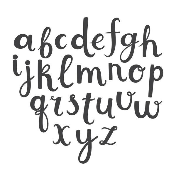 Handgezeichnetes Alphabet — Stockvektor