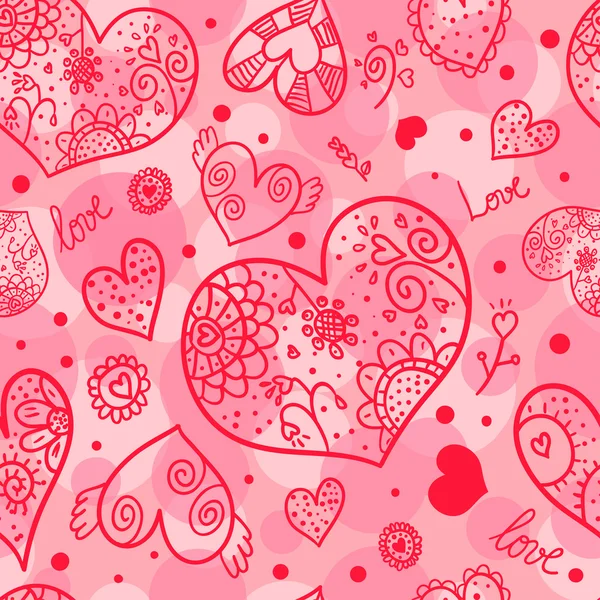 Amour motif Valentin — Image vectorielle