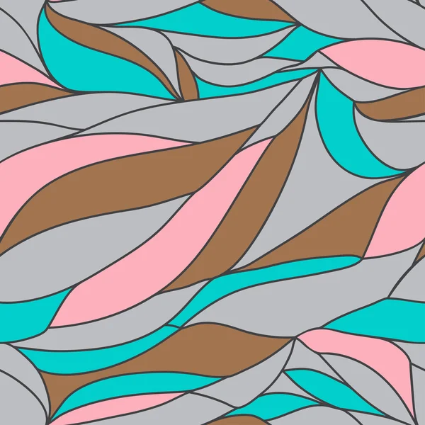 Abstracte textuur met golvende strepen. — Stockvector