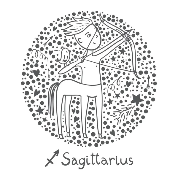 Sternzeichen - Sagittarius — Stockvektor