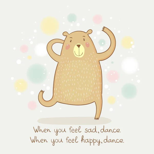 Animal oso bailando dibujos animados imágenes de stock de arte vectorial | Depositphotos Animal oso bailando dibujos animados imágenes de stock de arte vectorial | Depositphotos