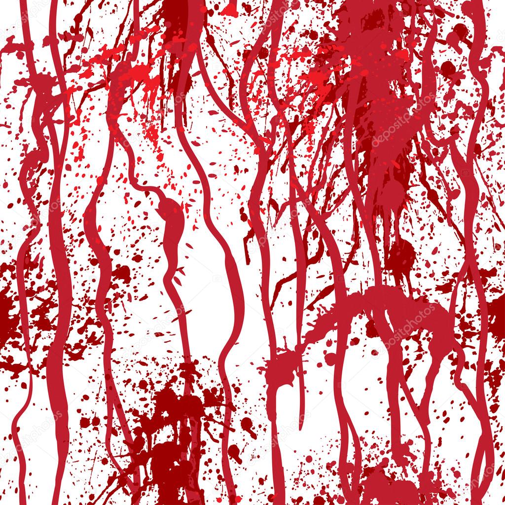 Horror background with dripping blood. Stock Vector Image by ©  #108894370