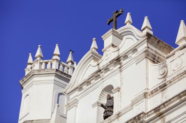 Eski Portekizce kilisenin Güney Hindistan'da