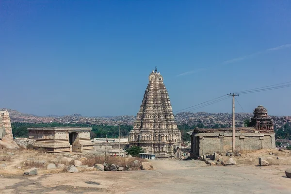 Templo complexo em Hampi templo de Shiva — Fotografia de Stock