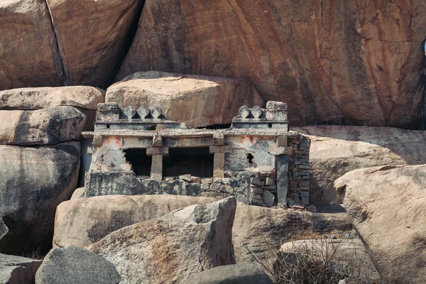 As ruínas de um antigo templo na Índia Imagens De Bancos De Imagens Sem Royalties
