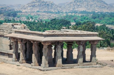 Hampi Tapınağı Hindistan'da karmaşık