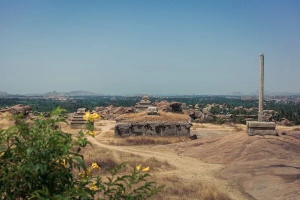 Hampi Tapınağı Hindistan'da karmaşık