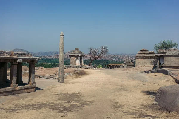 Hampi Tapınağı Hindistan'da karmaşık