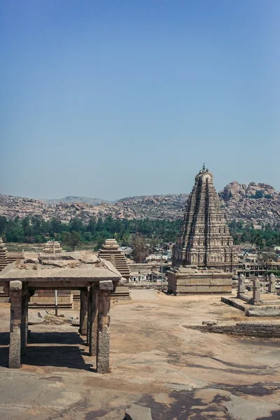 Complexo do templo em Hampi. Índia — Fotografia de Stock