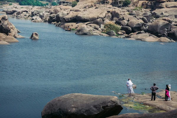 Tungabhadra Nehri, Hampi, Hindistan