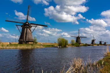  Doğal yel değirmenleri Hollanda