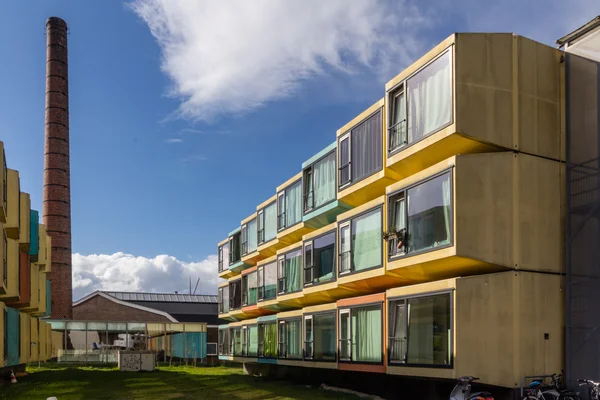 Amersfoort, Colorful student accommodation — Stock Photo, Image