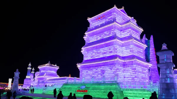 Sculpture de Festival de glace de Harbin — Photo