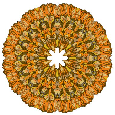 Dekoratif yuvarlak model organik