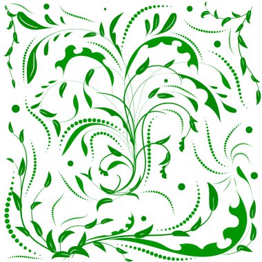 çiçek tasarım öğesi.