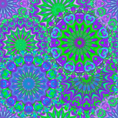 Renkli seamless modeli mandala, duvar kağıdı, desen dolgularını, web sayfası arka planı, yüzey dokuları için kullanılabilir. Arapça, Hindistan, Islam.