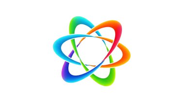 Canlı Soyut Atomik Yörünge Bağlantısı İllüstrasyonu