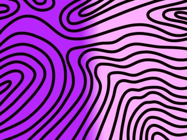 Dalgalı çizgiler arka plan. Siyah dalgalı çizgiler. Renkli çizgi arkaplan kavramı. Soyut siyah dalgalı desen tasarımı.