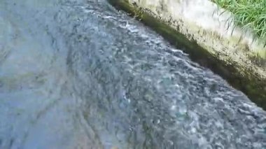 Güzel nehir manzarası. doğa arkaplanı