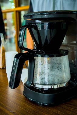 Kahve makineli kahve fincanı.