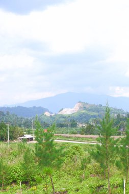 Güzel dağ manzara arka plan